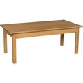 Wood Designs ‚Ñ¢ 24" x 48" Rectangle Table with 24" Legs WD84824